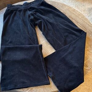 Juicy Couture Black Lounge Pants with Branded Waist Label